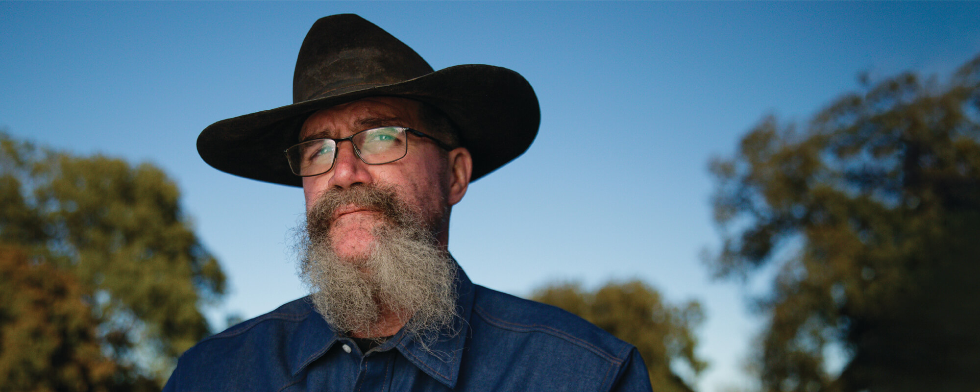 Cattle rancher, Kent Donica